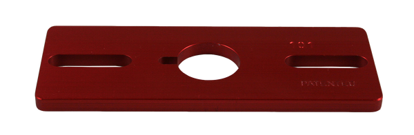 Vario Adapterplatte Eloxal rot