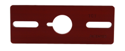 Vario Adapterplatte Eloxal rot