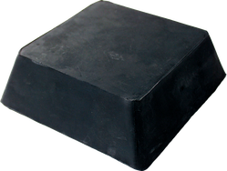 Gummi Trapezblock uni H50xB150xL150mm